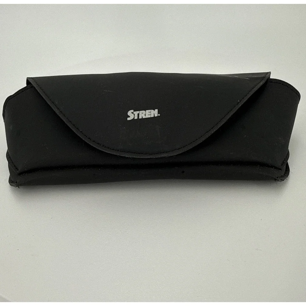 Black Soft Expandable Eyeglass Case and Cloth-Stren-Multi Section‎